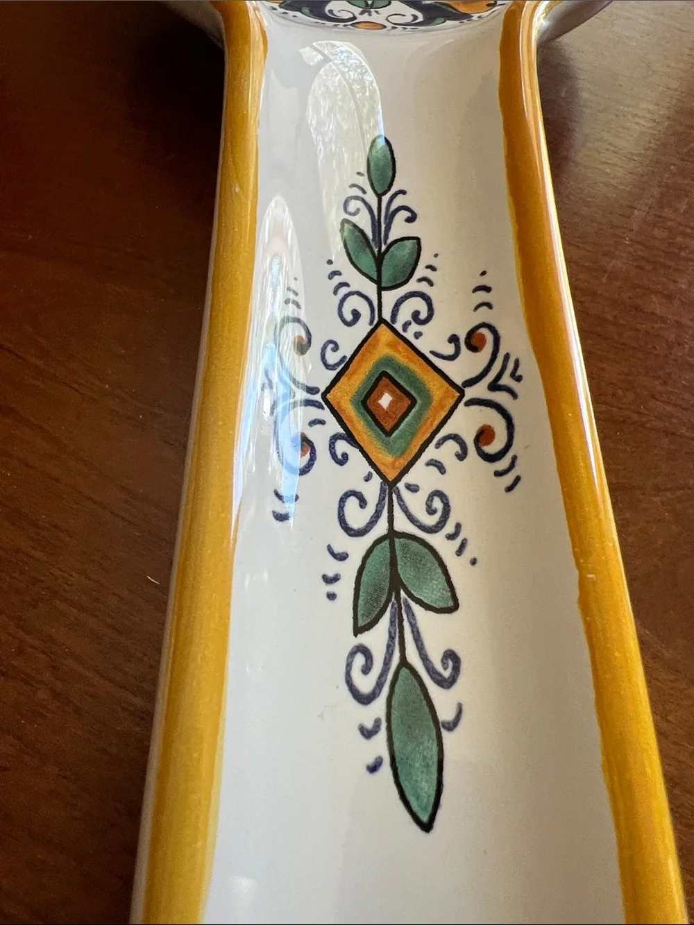Handcrafted in Italy for Sur La Table Ceramic Spoon Rest